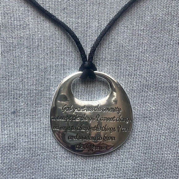 Serenity Prayer Necklace - Unisex - Picture 5 of 5